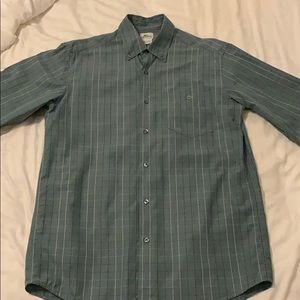 Men’s large Lacoste button up shirt